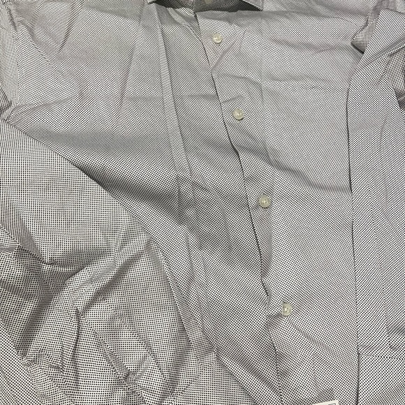 NWT Vince Camuto Dress Shirt Black dotted shirt Sz 15.5 - Picture 10 of 11